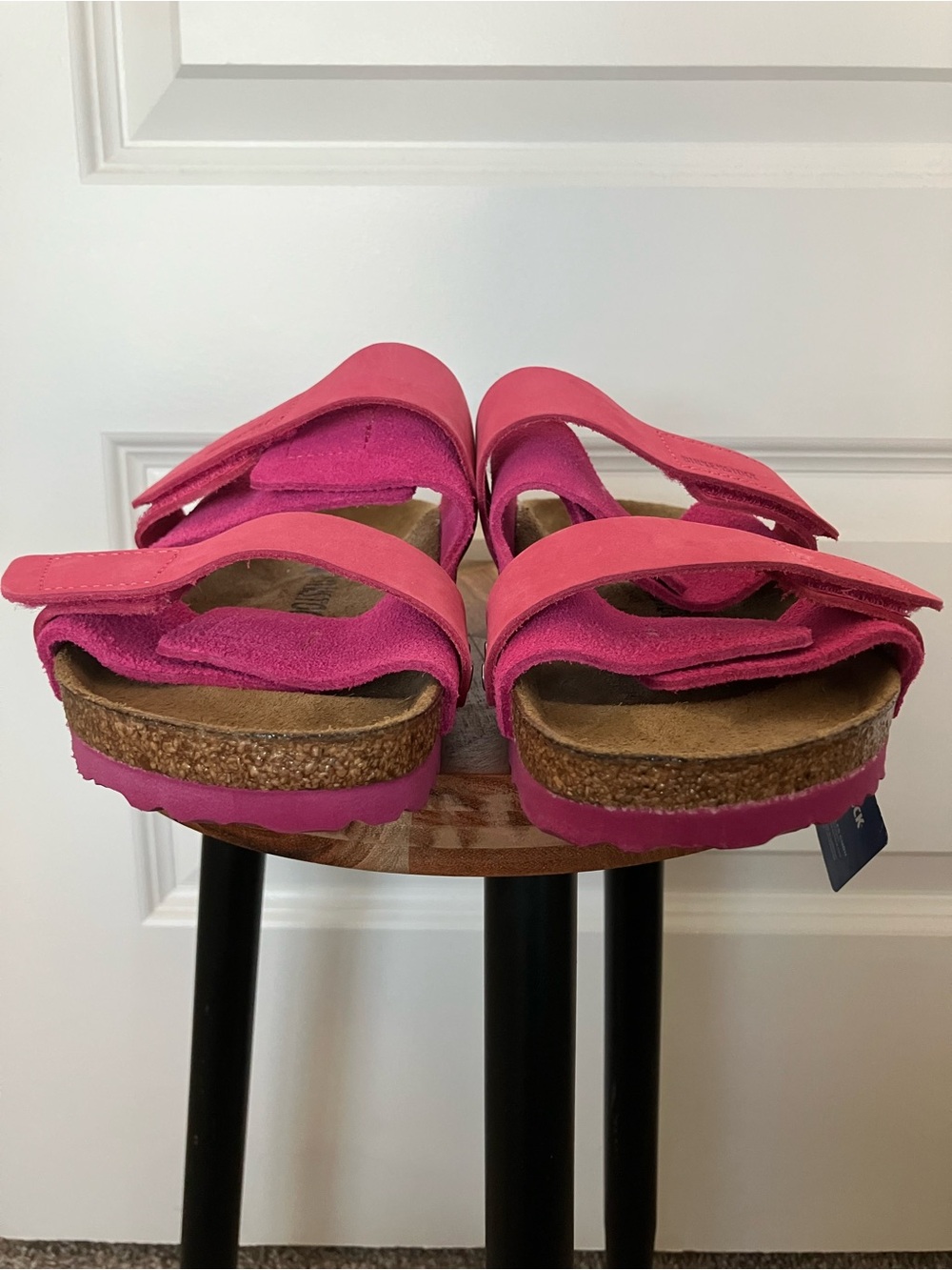 NEW Birkenstock Uji Sandals Women EU 38 US 7-7.5 Fuchsia Tulip 2026-718 - Picture 2 of 6